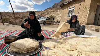 Looking for an Easy homemade Bread recipe?! (Lavash bread in village way)