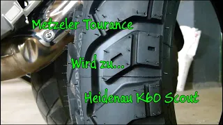 Reifenwechsel Hinterrad BMW R1100 GS | Heidenau K60 Scout | Nericon