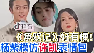 【Multi Sub】《承欢记》采访杨紫贴脸开大！模仿许凯欠打表情引全场爆笑 许凯马上抛梗反击 | 承欢记 杨紫 许凯 bestchoiceever 电视剧