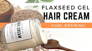 DIY FLAXSEED GEL HAIR CREAM