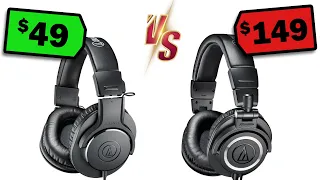 Audio Technica ATH-M50x vs. ATH-M20x (worth $100 more?)