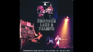 Emerson Lake & Palmer  Providence, Rhode Island  7- 29- 1974