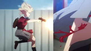 Takina gets shot but Chisato saves her | Lycoris Recoil Episode 5 English Subbed