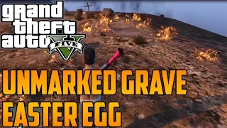 GTA 5 - Unmarked Grave Easter Egg (GTA 5 Online Gameplay)