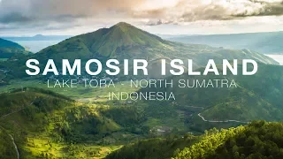 Samosir Island, Lake Toba Aerial in 4K (DJI Mavic Pro)