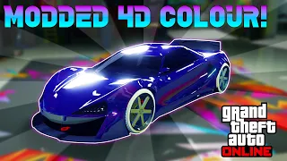 *EASY* 4D MODDED PAINTJOB ON ANY CAR IN GTA 5 ONLINE! (Modded Crew Colour Paintjob Tutorial)