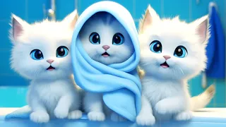 Kitty Cat Bath Song - Baby songs - Nursery Rhymes & Kids Songs