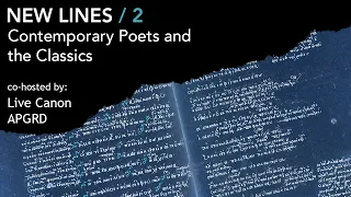 New lines 2: Poetry reading with Live Canon