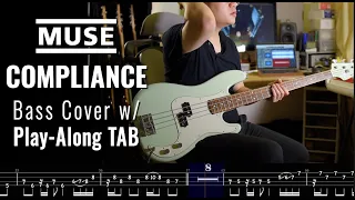 Muse《Compliance》Bass Cover + Play-Along TAB!