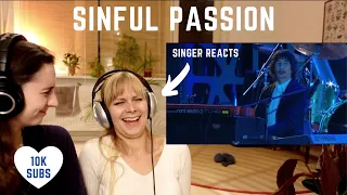 SINGER REACTS TO DIMASH - SINFUL PASSION
