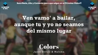 Maluma & Jason Derulo - Colors (Letra/Lyrics)