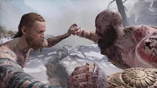 Kratos vs  Baldur primera pelea