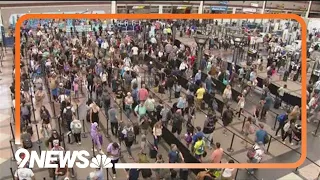 DIA 'not built to withstand' record crowds, airline complains about security waits
