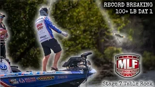 Will this record ever be broken?! INSANE fishing day.. MLF Stage 7 Missouri