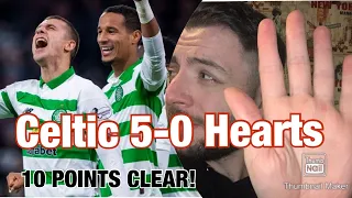 Celtic 5-0 Hearts | 10 POINTS CLEAR!! | Match Review