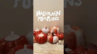 Halloween Pumpkin Decorations and Tea Light Holders Tutorial