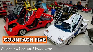 Countach Five! From LP400S to LP5000 Quattrovalvole | Tyrrell's Classic Workshop