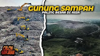 Luasnya Setara 200 Lapangan Bola! Inilah Gunung Sampah Tertinggi dan Terbesar di Indonesia!