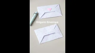 How to fold Origami Envelope using A4 size paper #Short