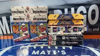 2021 Football 10 Box Case Break Mixer #14: Gold Standard, Elite, Mosaic and more!