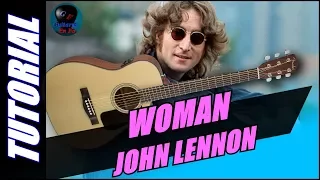 Cómo tocar WOMAN en guitarra - John Lennon - (TUTORIAL)