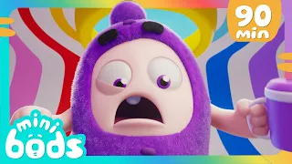 Jeff's Mess  | Minibods | Mini Oddbods | Baby Oddbods | Funny Cartoons For Kids