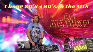 1 HOUR 80'S / 90's IN THE REMIX DJ MATHON