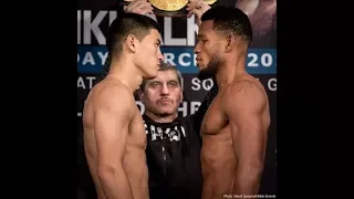 Official Weigh-in: Dmitry Bivol 174.4 vs. Sullivan Barrera 173.6