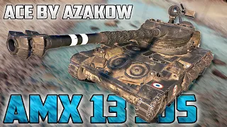World of Tanks AMX 13 105 - ACE by azakow on Steppes. 8K combined. Great end play.