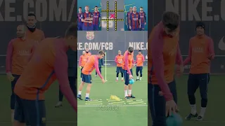 Messi Neymar Piqué vs Iniesta Sergio Denis : Tictactoe Challenge 😅😂