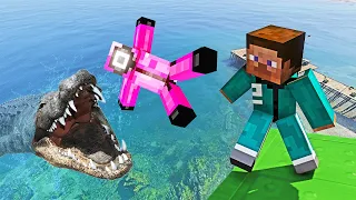 GTA 5 Water Ragdolls | Steve VS Squid Game Guard Jumps/ Fails ep.30 (Funny Moments)