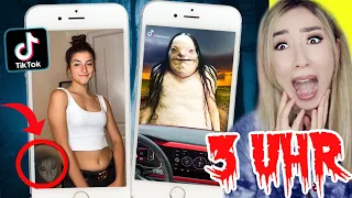 schaue ❌ 3 UHR nachts niemals diese VIDEOS mit deiner BFF an extrem UNHEIMLICH & VERFLUCHT TIKTOK