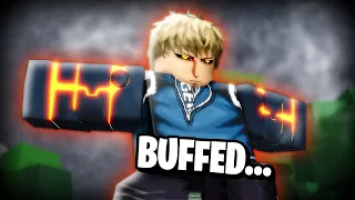 Genos got BUFFED AGAIN in Roblox The Strongest Battlegrounds