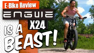 Engwe X24 is my New Favorite E-Bike - High Performance Triple Suspension Monster