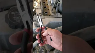 Removing spark plug socket trick