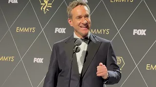 Matthew Macfadyen (Best Drama Supporting Actor, 'Succession') Emmy Awards 2023 backstage interview