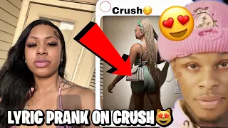 Toosii "Favorite Song" Lyric Prank on Crush👀🍑