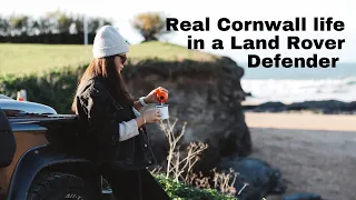 VLOG: Daily life in a Land Rover Defender on the Cornish coast