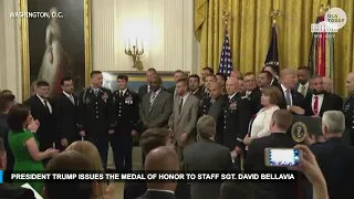 President Trump awards Medal of Honor to David Bellavia