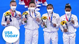 Simone Biles press conference after withdrawing from women's gymnastics team final | USA TODAY