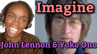 African Girl Reacts To Imagine - John Lennon & The Plastic Ono Band (REACTION)