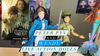 Disney Peter Pan and Wendy Live Action dolls unboxing and review!