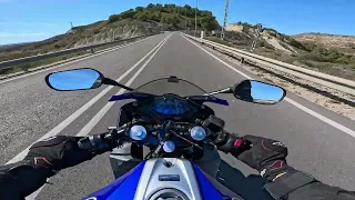 YZF R-125 Fast ride in curves / GoPro 12 POV 4K 30FPS