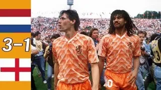 Netherlands 3 x 1 England (Gullit, Van Basten) ●UEFA Euro 1988 Extended Goals & Highlights HD