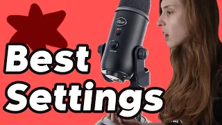 Best Settings For Your Blue Yeti  #SHORTS