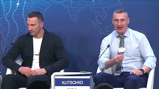 We're fighting for all of you, says Kyiv mayor at Davos