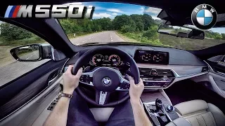 BMW M550i 5 Series G30 POV Test Drive by AutoTopNL