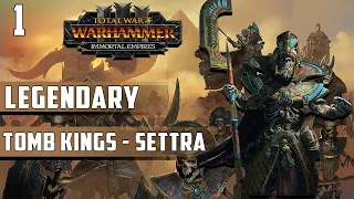 Legendary Tomb Kings - Immortal Empires Campaign - Total War: Warhammer 3 (Beta) Episode 1