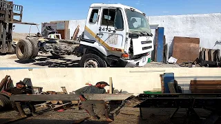 Nissan Truck Chassis 3 Meters  Longer and Cabin restoration || Truck World 1 ||