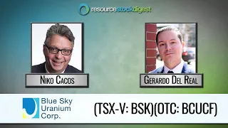 RSD Interview: Blue Sky Uranium (TSX-V: BSK) CEO Niko Cacos - February 8, 2019